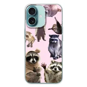 Силіконовий Чохол з Энотами на iPhone 16 Plus (Смішні Єноти)