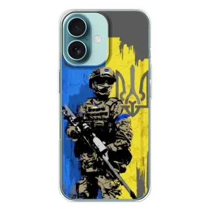 Чехлы с принтом (Воины ЗСУ) для iPhone 16 Plus (Солдат ЗСУ)