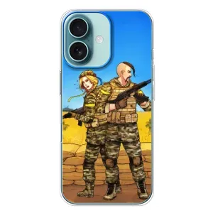 Аксессуар Чохли з принтом (Воїни ЗСУ) для  iPhone 16 Plus