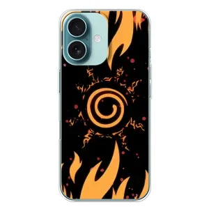 Купить Чохли на телефон з принтом Anime для iPhone 16 Plus (Сонце Наруто)