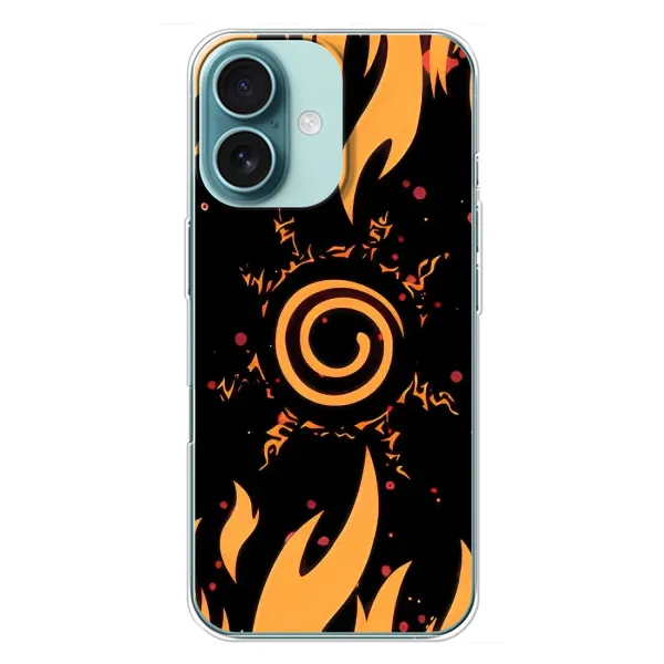 Чехол с рисунком «Солнце Наруто» для iPhone 16 Plus Чехол с рисунком «Солнце Наруто» для iPhone 16 Plus