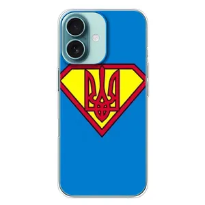 Чехол с картинкой (Патриотический ГЕРБ) на iPhone 16 Plus (Super - Герб)