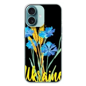 Чохол на iPhone 16 Plus (Український дизайн) (Україна в квітах)