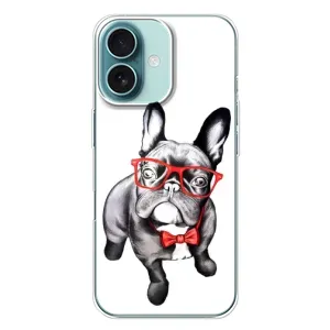 Бампер для iPhone 16 Plus з картинкою "Песики" (В окулярах)