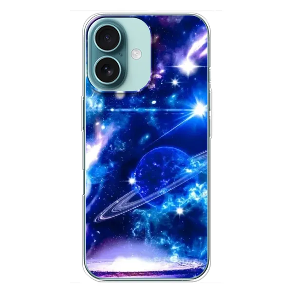 Чехол с рисунком «Яркий космос» для iPhone 16 Plus