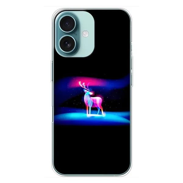 Чехол с рисунком «Яркий олень» для iPhone 16 Plus Чехол с рисунком «Яркий олень» для iPhone 16 Plus