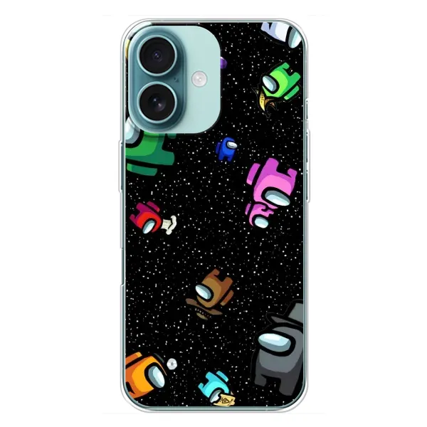 Чехол с рисунком «За бортом» для iPhone 16 Plus Чехол с рисунком «За бортом» для iPhone 16 Plus
