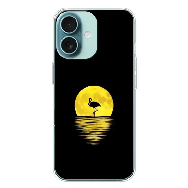 Чехол с рисунком «Желтый Закат» для iPhone 16 Plus