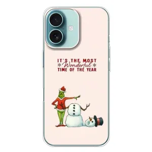 Чехол с рисунком «Злой Гринч» для iPhone 16 Plus