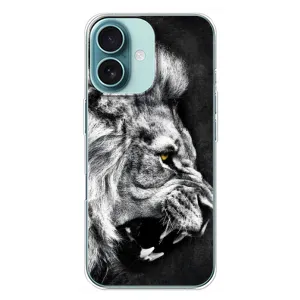 Чохол з картинкою на iPhone 16 Plus (Злий Лев)