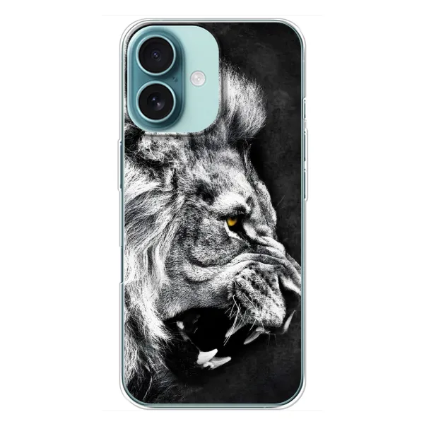 Чехол с рисунком «Злой ЛЕВ» для iPhone 16 Plus