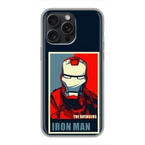 Чохол Супергерой Залізна Людина на iPhone 16 Pro Max (Art Iron man)