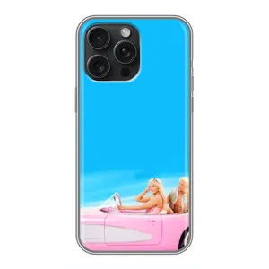 Силиконовый Чехол Барби Фильм на iPhone 16 Pro Max (Барби и Кен)