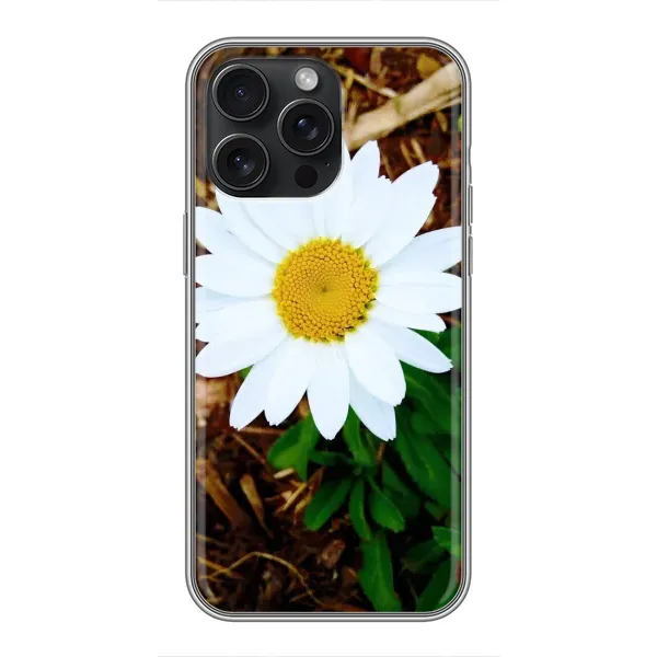 Чехол с рисунком «Белая ромашка» для iPhone 16 Pro Max Чехол с рисунком «Белая ромашка» для iPhone 16 Pro Max