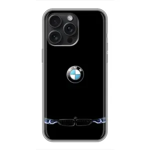 Силіконовий бампер з картинкою машини на iPhone 16 Pro Max (Чорний BMW)