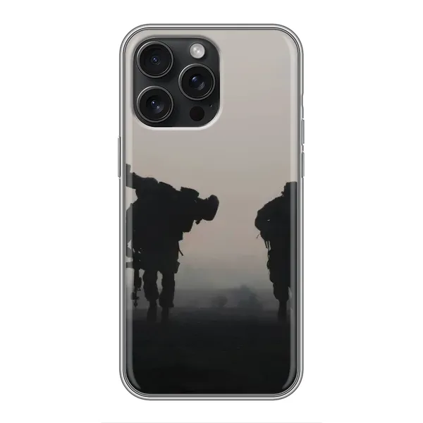 Чехол с рисунком «Бой солдат» для iPhone 16 Pro Max Чехол с рисунком «Бой солдат» для iPhone 16 Pro Max