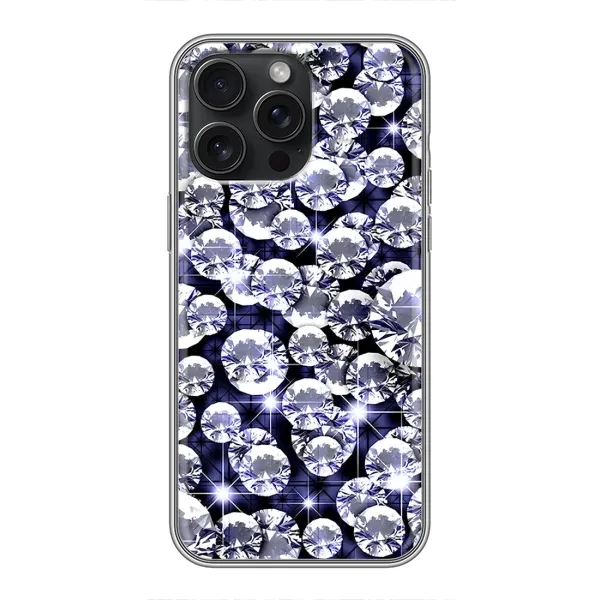 Чохол з малюнком «Діаманти» для iPhone 16 Pro Max