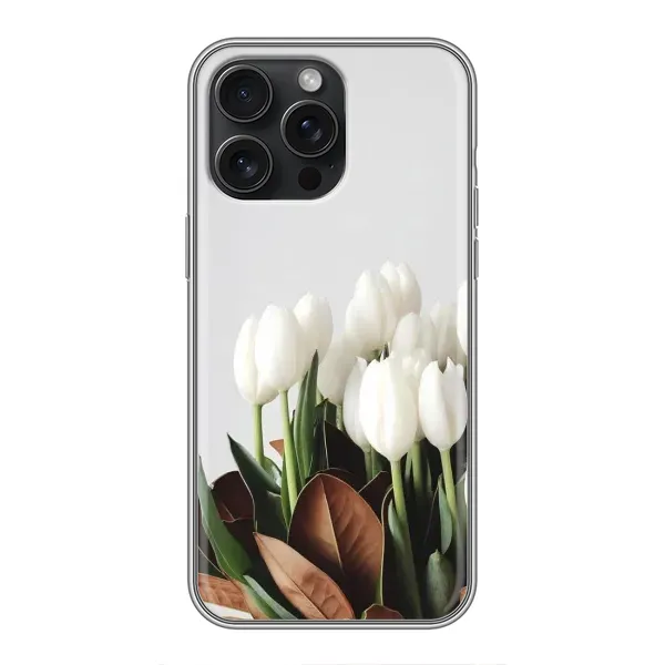 Чехол с рисунком «Букет тюльпанов» для iPhone 16 Pro Max Чехол с рисунком «Букет тюльпанов» для iPhone 16 Pro Max