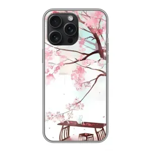 Чохол з картинкою Сакури на iPhone 16 Pro Max (Чайна церемонія)