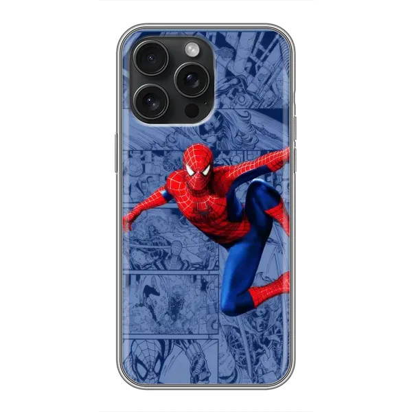Чехол с рисунком «Человек Паук» для iPhone 16 Pro Max