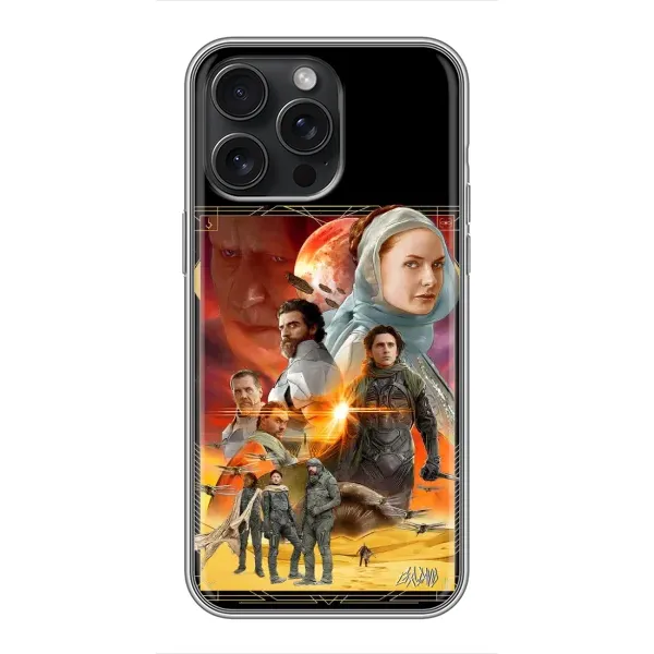 Чехол с рисунком «Д Ю Н А» для iPhone 16 Pro Max