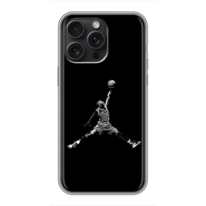 Силіконовый Чохол Nike Air Jordan на Айфон 16 Про Макс (Джордан)