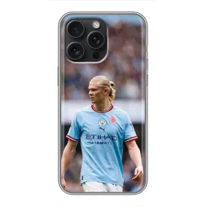 Чохли з принтом на iPhone 16 Pro Max Футболіст (Ерлинг Холанд)