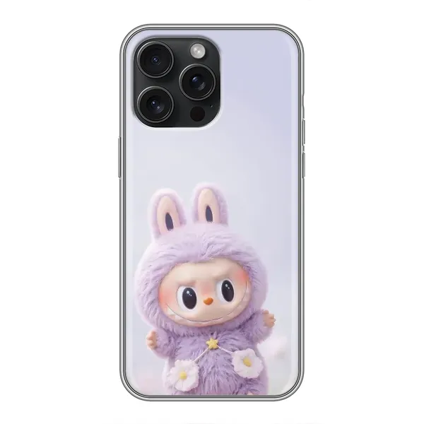 Чехол с рисунком «Фиолетовый Лабубу» для iPhone 16 Pro Max Чехол с рисунком «Фиолетовый Лабубу» для iPhone 16 Pro Max