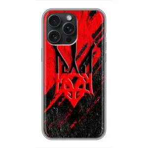 Чехол Укр Символика для iPhone 16 Pro Max (Герб Украины)