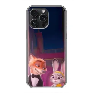 Силиконовый чехол с принтом Зоотрополіс для iPhone 16 Pro Max (Главные герои)