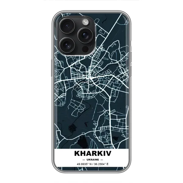 Чехол с рисунком «Харьков» для iPhone 16 Pro Max