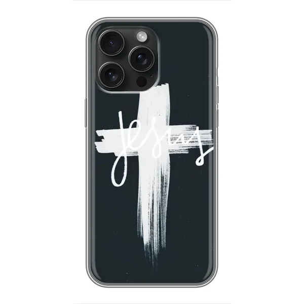 Чохол з малюнком «Jesus» для iPhone 16 Pro Max Чохол з малюнком «Jesus» для iPhone 16 Pro Max