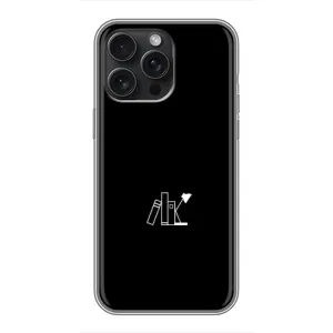 Чохол з картинками на чорному фоні для iPhone 16 Pro Max (Книжки)