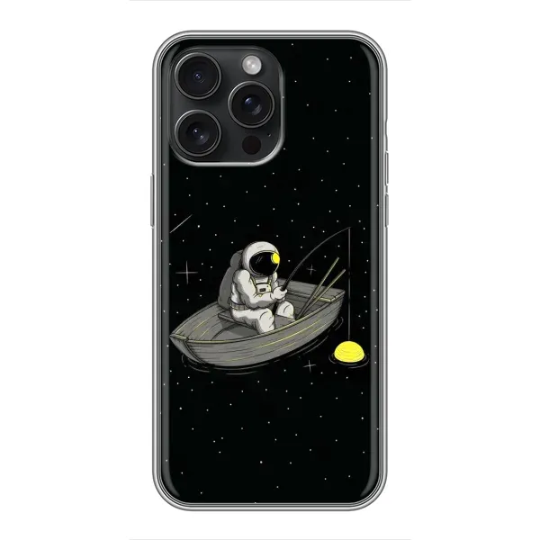 Чехол с рисунком «Космонавт на рыбалке» для iPhone 16 Pro Max Чехол с рисунком «Космонавт на рыбалке» для iPhone 16 Pro Max