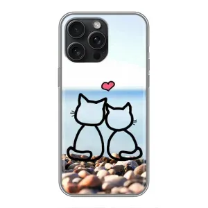 Силіконові Чохли Коханій людині для iPhone 16 Pro Max (Котейки)