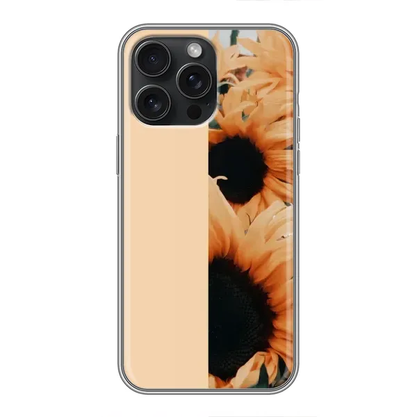 Чехол с рисунком «Красивые подсолнухи» для iPhone 16 Pro Max
