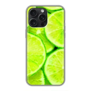 Чохол з зображенням смачної їжі для iPhone 16 Pro Max (Лайм)