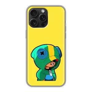 Чохол Бравл Старс для iPhone 16 Pro Max (Леон (LEON))