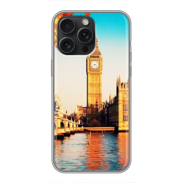 Чехол с рисунком «Летний Лондон» для iPhone 16 Pro Max