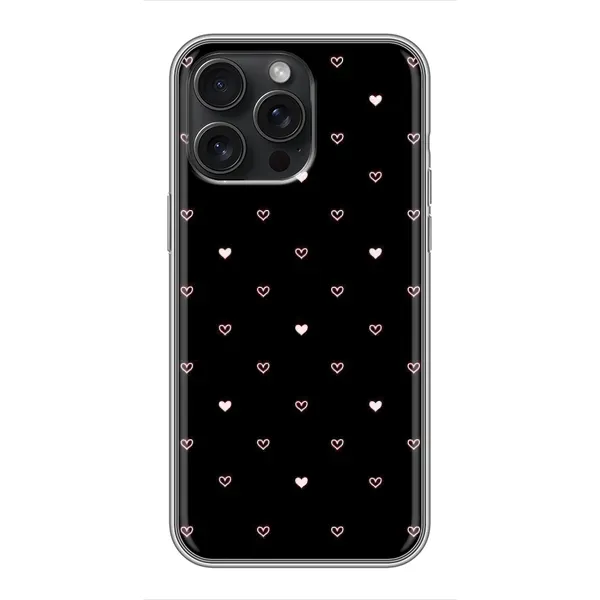 Чехол с рисунком «Маленькие сердечки» для iPhone 16 Pro Max Чехол с рисунком «Маленькие сердечки» для iPhone 16 Pro Max