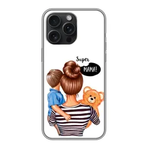 Чехлы для МАМЫ на iPhone 16 Pro Max (Мама и сын)