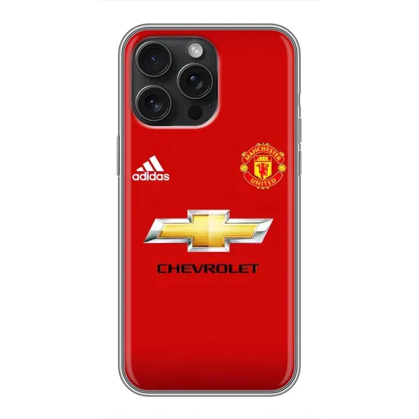 Чехол с рисунком «Man United» для iPhone 16 Pro Max