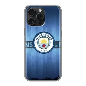 Силиконовые Чехлы принт Футбол на iPhone 16 Pro Max (ManCity)