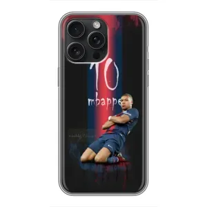 Чохол (TPU) з Футболістом на iPhone 16 Pro Max (MBAPPE 10)