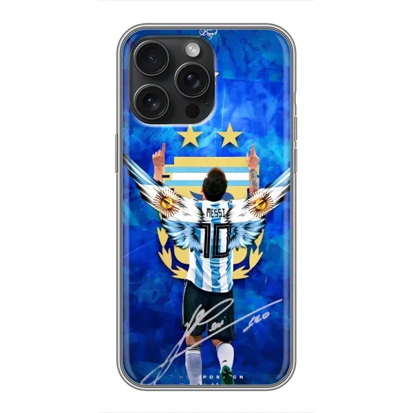 Чехол с рисунком «Месси Аргентина» для iPhone 16 Pro Max