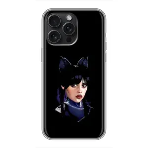 Чехлы с принтом Уэнсдей на iPhone 16 Pro Max (Милая Уэнсдей)