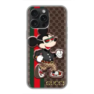Чохли бренд ГУЧЧІ для iPhone 16 Pro Max (Маус Гуччи)