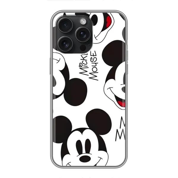 Чехол с рисунком «Мордочка Маус» для iPhone 16 Pro Max Чехол с рисунком «Мордочка Маус» для iPhone 16 Pro Max