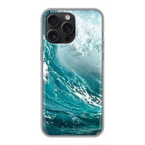 Летний Чехол на iPhone 16 Pro Max (Морская волна)