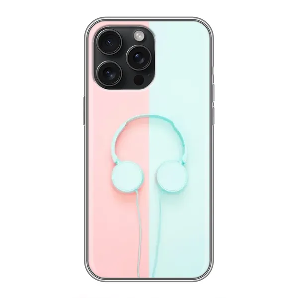 Чехол с рисунком «Наушники» для iPhone 16 Pro Max